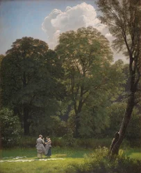 Blegning af linned i en clearing