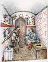 Middelalderlatrin, ca. 1350, ca. 1990-2010