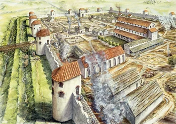 Portchester Castle, AD345, c1990-2010