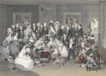 Den østrigske kejserfamilie i 1834, 1834.
