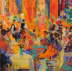 The Waldorf, 2021 (olie på lærred)