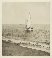 En Suffolk Shrimper "Coming Ashore"