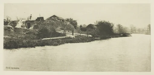 Brickfield ved floden Bure (Norfolk)