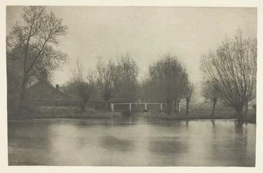 Udmundingen af den gamle flod Stort