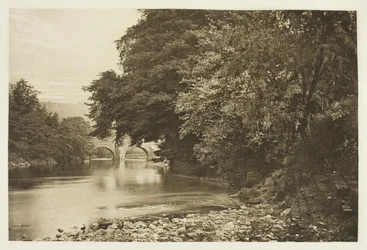 Rowsley Bridge, ved Derwent-floden