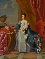 Portræt af Theresa Kunegunda Sobieska 1676-1730, kurfyrste af Bayern.