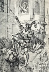 Prinzenraub: Bortførelse af prinserne Ernest og Albert, søn af Frederik II af Sachsen i juli 1455 af ridderen Kunz von Kaufungen (Kunz kidnappede Frederik af Sachsen, to sønner, Ernest og Albert, fra slottet Altenburg i det, der blev kaldt Prinzen