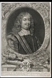 Edward Hyde, 1. jarl af Clarendon (1609-74), graveret af M. Burg
