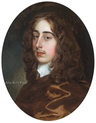 Portræt af Arthur Capel, jarl af Essex (olie på lærred)