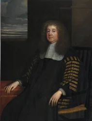 Sir Thomas Ingram, kansler for hertugdømmet Lancaster (olie på lærred)