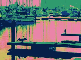 COURT-SHIP HARTLEPOOL, 2014, (digitalt forbedret foto)