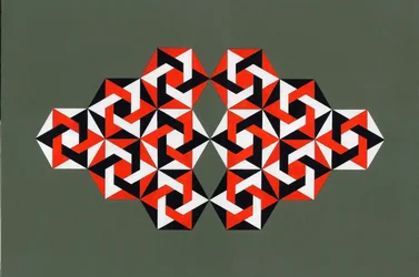 Hexagrammer, 2009 (akryl på lærred)