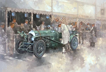 Bentley Old No.7 (olie på lærred)