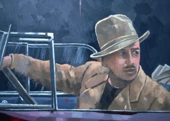Walt Disney (olie på lærred)