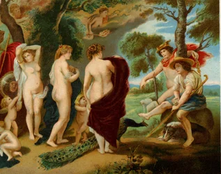 Dommen i Paris (kromolitografi)