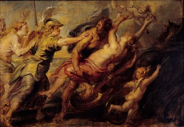 Fjernelse af Proserpin. Maleri tilskrevet Pierre Paul (Pierre-Paul) Rubens (eller Peter Paul eller Petrus Paulus) (1577-1640) Ec. Flam