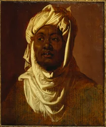 En afrikaner iført turban - en skitse