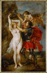 Andromeda befriet af Perseus