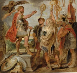 Decius Mus henvender sig til legionerne, sandsynligvis 1616.