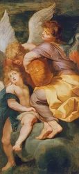 Tre engle laver musik. 1615/20