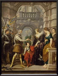 Henri IV rejser til krigen i Tyskland