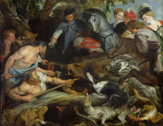 Jagt et vildsvin, c.1615-16