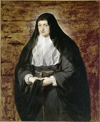 Infante Isabella af Spanien klædt ud som en religiøs af Clares-ordenen (olie på lærred
