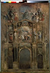 Ferdinands bue (Ferdinands bue). Lavet til ankomsten til Holland af den spanske guvernør, kardinal spædbarn Don Ferdinand af Østrig (eller Ferdinand af Habsburg)