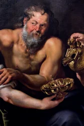 Lot og hans døtre, ca. 1610 (Olie på lærred)