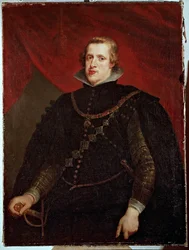 Filip IV af Spanien (olie på lærred)