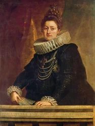 Portræt af Isabella Clara Eugenia af Habsburg (1566 - 1636), Spaniens infanta