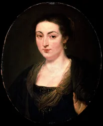 Portræt af Isabella Brant, c1615-1620.