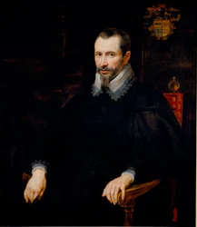 Portræt af Niccolo Pallavicino Maleri af Pierre Paul (Pierre-Paul) Rubens (eller Peter Paul eller Petrus Paulus) (1577-1640) 1604-1608 Søn. 105x92 cm Privat samling