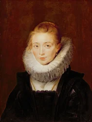 Portræt af ærespigen til Infanta Isabella