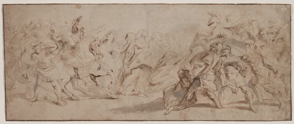 Forsoning af romerne og sabinerne, ca. 163235.