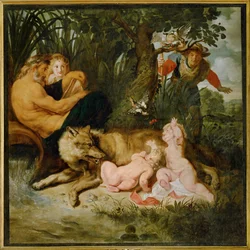 Romulus og Remus (maleri på lærred)