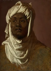 Studie for Balthazar, ca. 1609-11 (olie på papir fastgjort på panel)