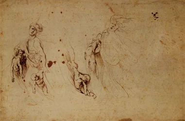 Studie af Medea, der dræber sine børn
