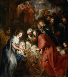 Helligtrekongers tilbedelse, ca. 1619