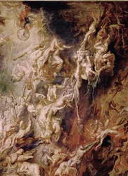 The Fall of the Damned (maleri på egetræ)