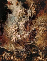 De fordømtes fald, ca. 1620.