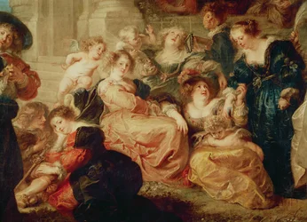 Kærlighedens have (detalje af gruppen med Rubens