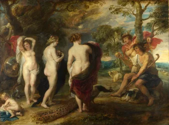 The Judgment of Paris, ca. 1632-35 (olie på panel)