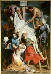 Korsets nedstigning. Maleri af Pierre Paul (Pierre-Paul) Rubens (eller Peter Paul eller Petrus Paulus) (1577-1640)
