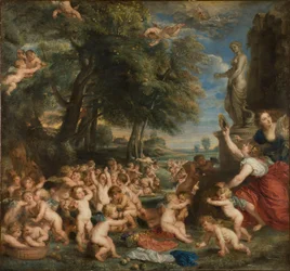 Tilbedelse af Venus, ca. 1635 (olie på lærred)