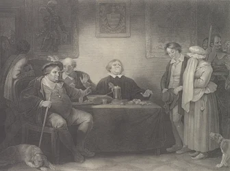 The Seven Ages, Fifth Age: The Justice Shakespeare, As You..., første gang udgivet 1801, genudgivet 1852.
