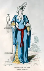Dame på herregården på Charles VIII af Frankrigs tid, 1498 1882-1884.