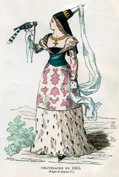 Dame på herregården på Charles VI af Frankrigs tid, 1395 1882-1884.