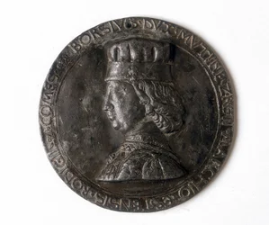 Medalje, der forestiller Borso d