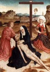 Lamentation Over The Dead Christ, ca. 1444 (olie på panel)